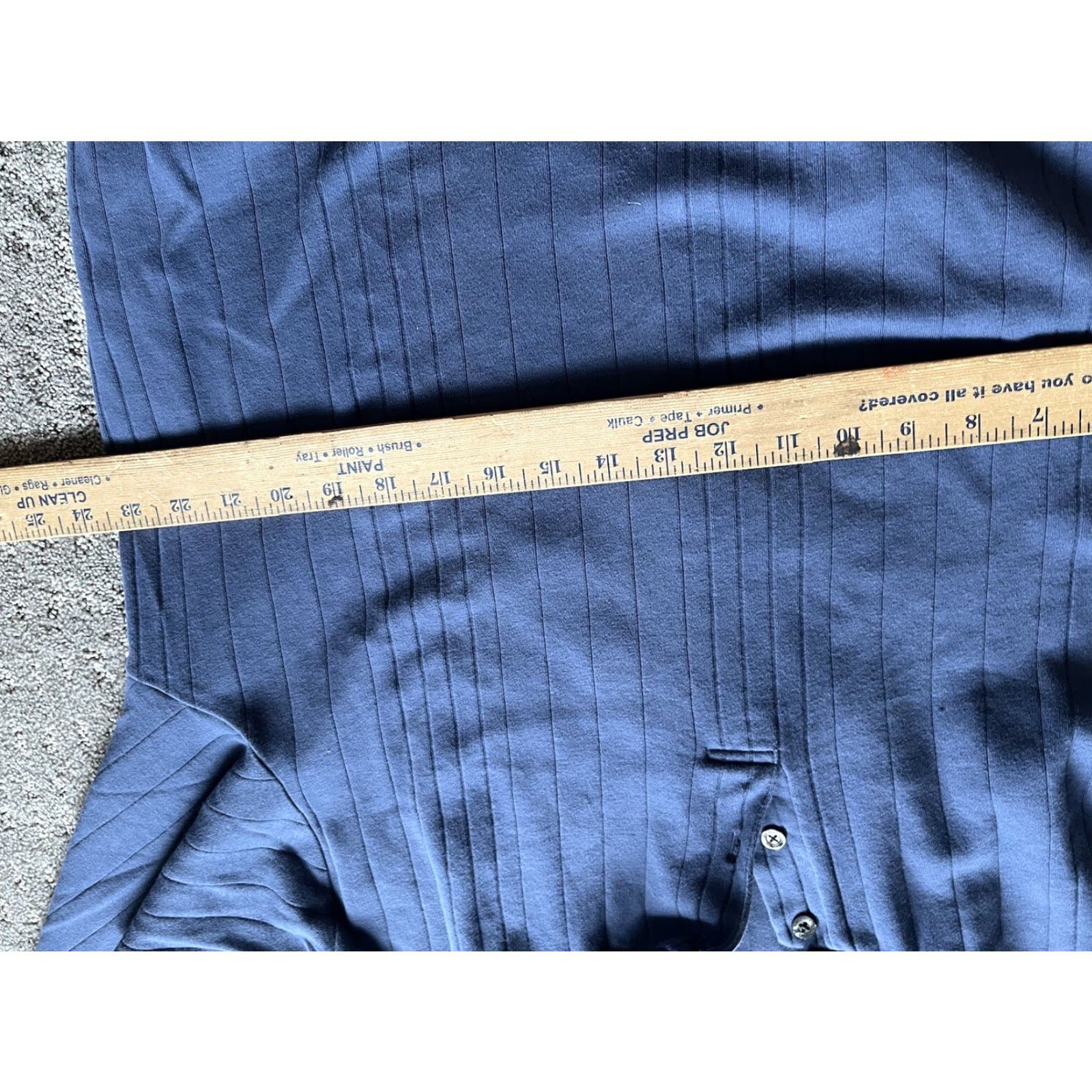 Alfani VINTAGE Alfani Shirt Polo Adult XL Blue Long Sleeve Knit Acrylic Blend Mens Regular Size US XL / EU 56 / 4 - 4 Thumbnail