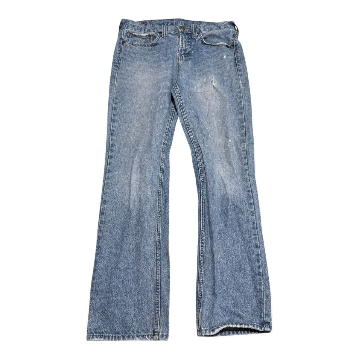 Bullhead Denim Co. Bull Head Gravels Slim Fit Light Wash Jeans Men’s 29x29.5 Size US 29 - 5 Thumbnail