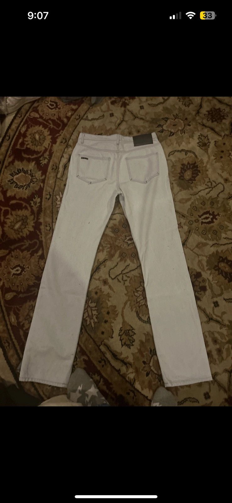Rta RTA blue/white jeans baggy fit size 30 Size US S / EU 44-46 / 1 - 2 Thumbnail