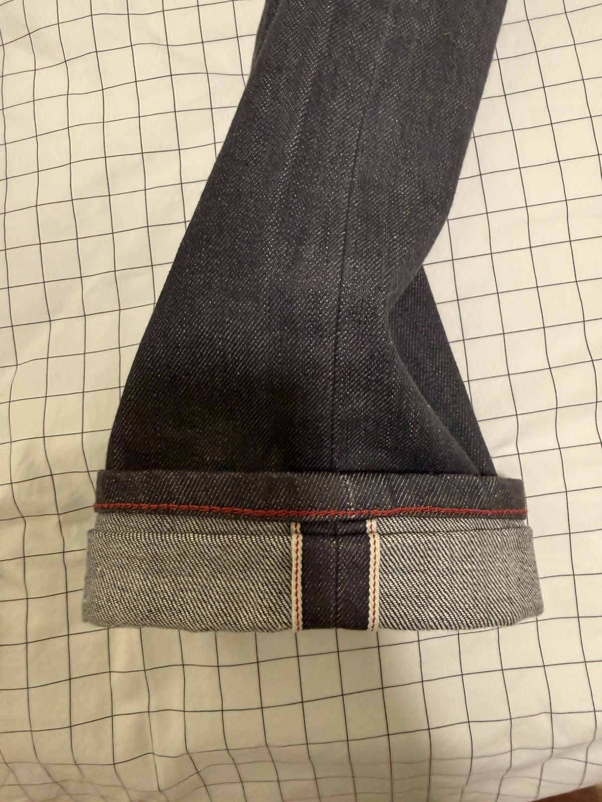 Raleigh Denim Raleigh Denim Martin Selvedge Raw Smokey Grey 32 Size US 32 / EU 48 - 3 Thumbnail