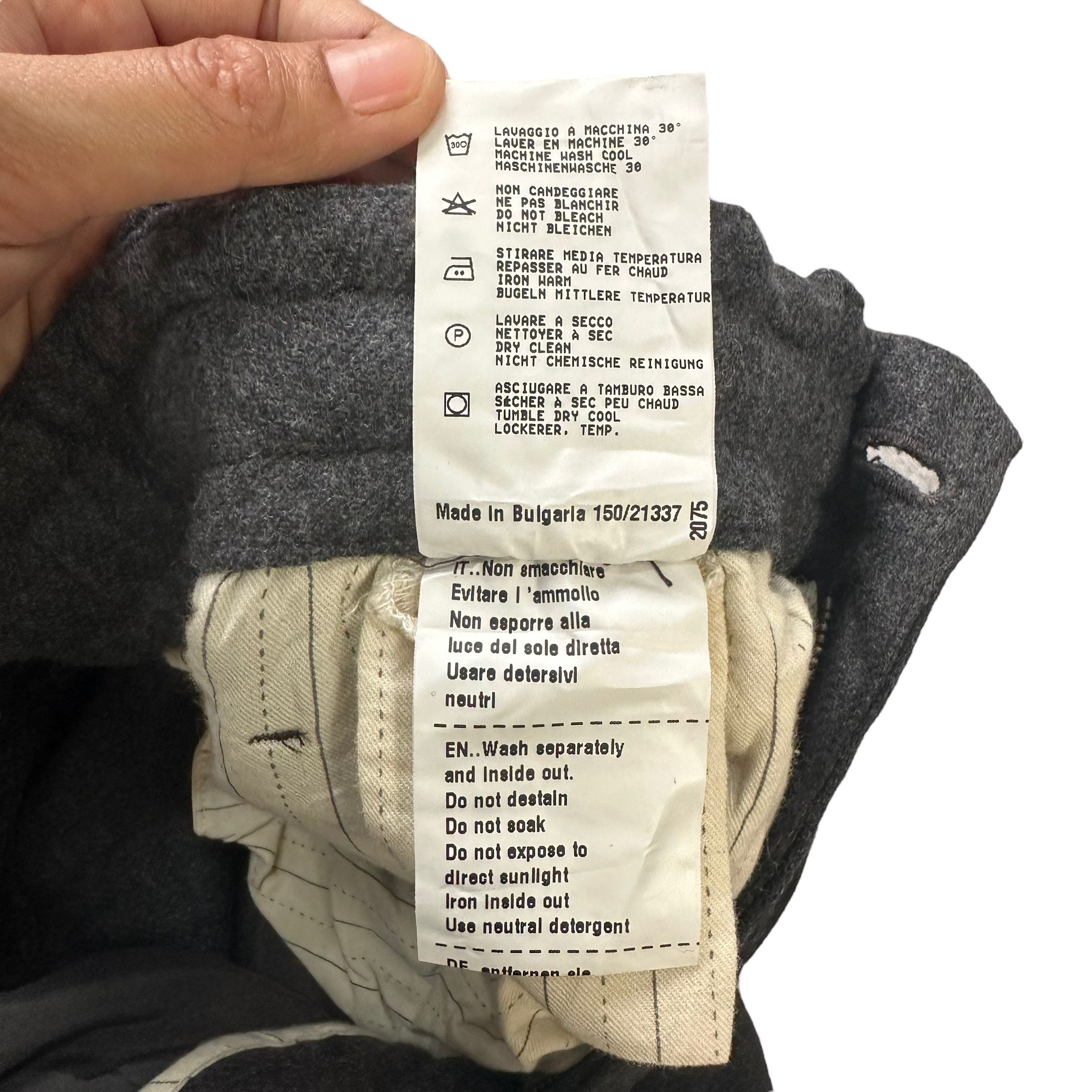 Mason's MASON'S ARCHIVO STORICO WOOL CARGO SWEATPANT #7902-189 Size US 36 / EU 52 - 11 Thumbnail