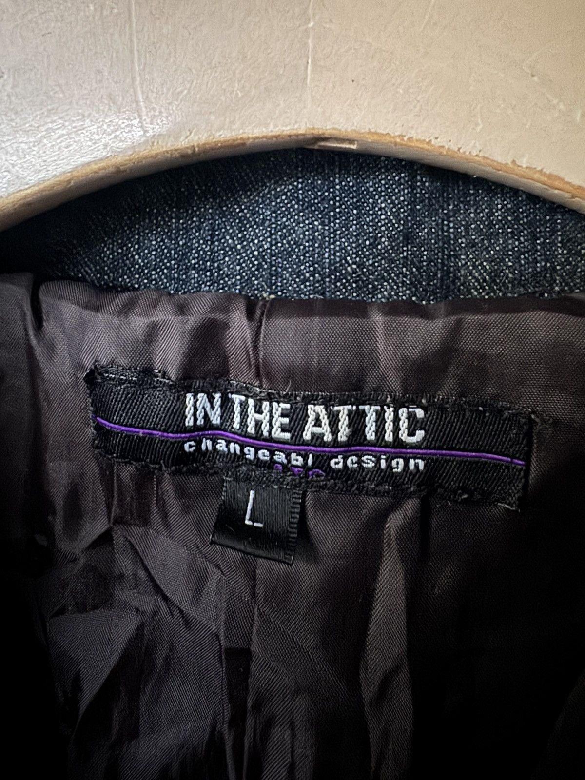 If Six Was Nine 2000s in the attic distressed studded bondage denim jacket Size US L / EU 52-54 / 3 - 19 Thumbnail