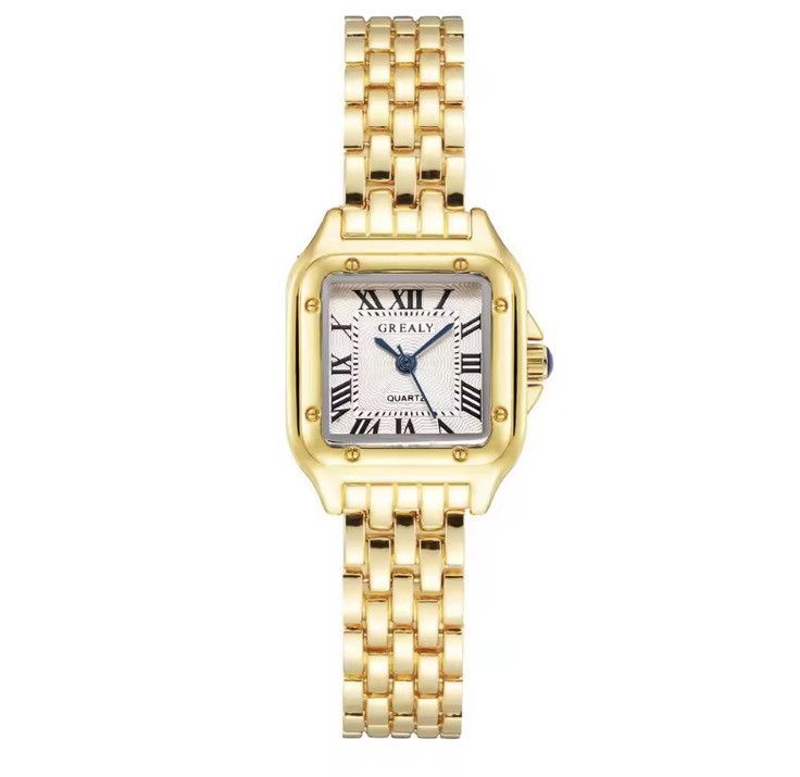 Vintage Vintage 90s black dial luxury style quartz silver watch Size ONE SIZE - 7 Thumbnail