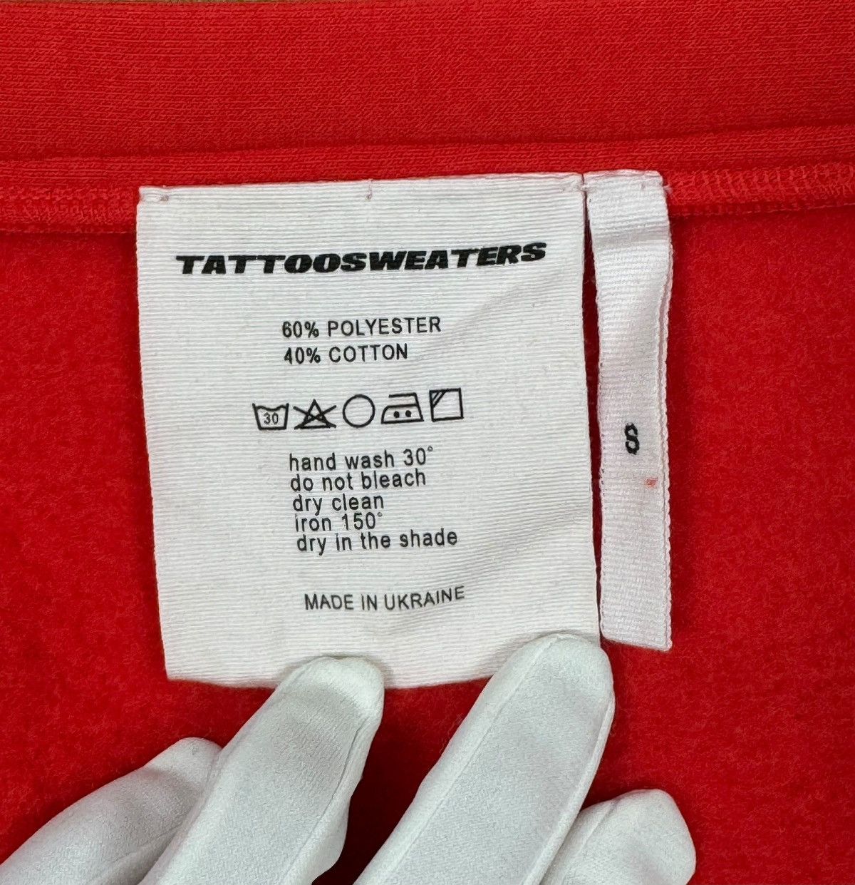 Designer TATTOSWEATERS TTSWTRS Sweatshirt Zip Oversized size S Size S / US 4 / IT 40 - 14 Thumbnail