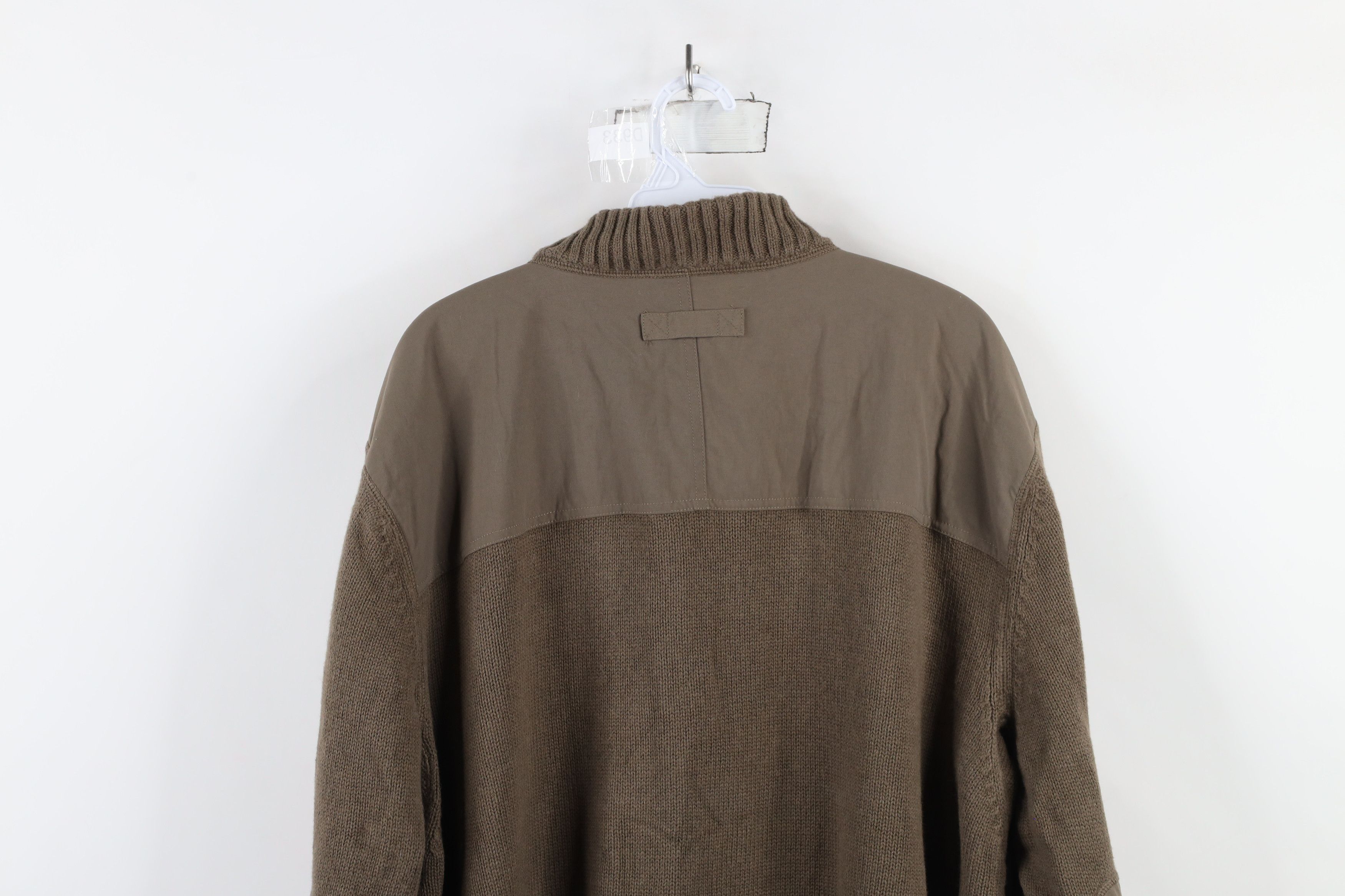 Duluth Trading Company × Vintage Duluth Trading Co Brigadier Mock Neck Half Zip Sweater Bark Size US XXL / EU 58 / 5 - 10 Thumbnail