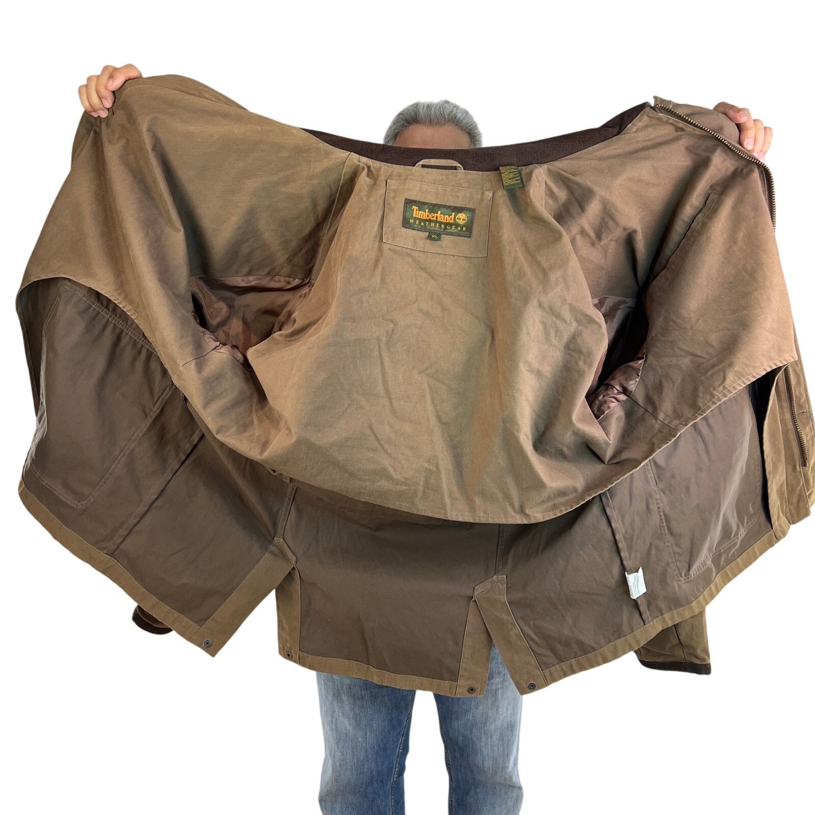 Timberland Timberland Weathergear Barn Jacket Brown Chore Coat Size US XL / EU 56 / 4 - 4 Thumbnail