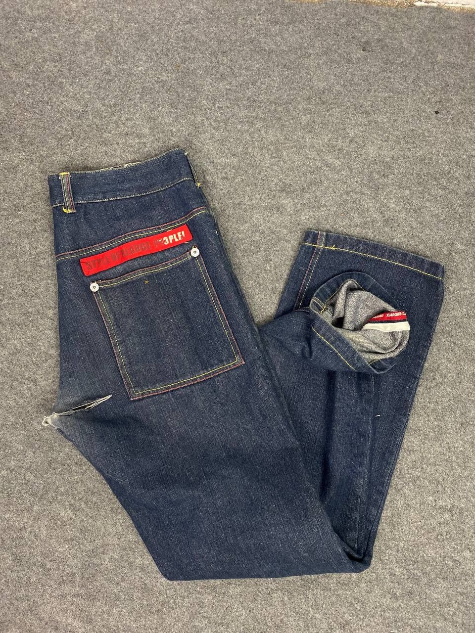 Xlarge XLARGE selvedge distressed denim nice design Size US 35 - 2 Thumbnail