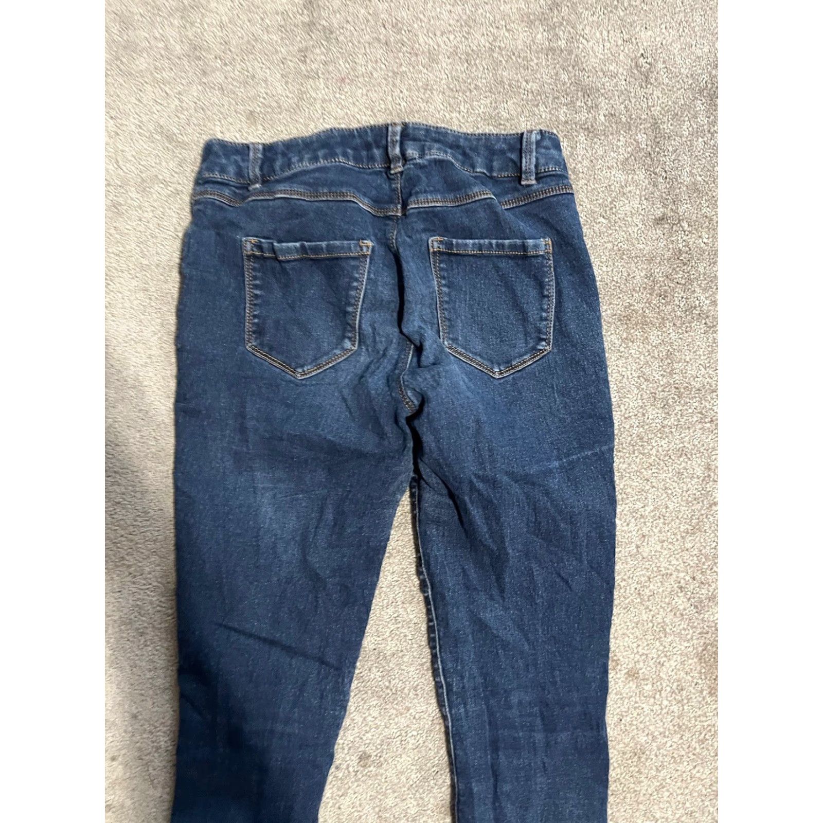 Vintage Womens D Jeans Skinny 6 Mid Rise Stretch Black Cotton Blend Solid Jeans size 6 Womens Size 28" / US 6 / IT 42 - 4 Thumbnail