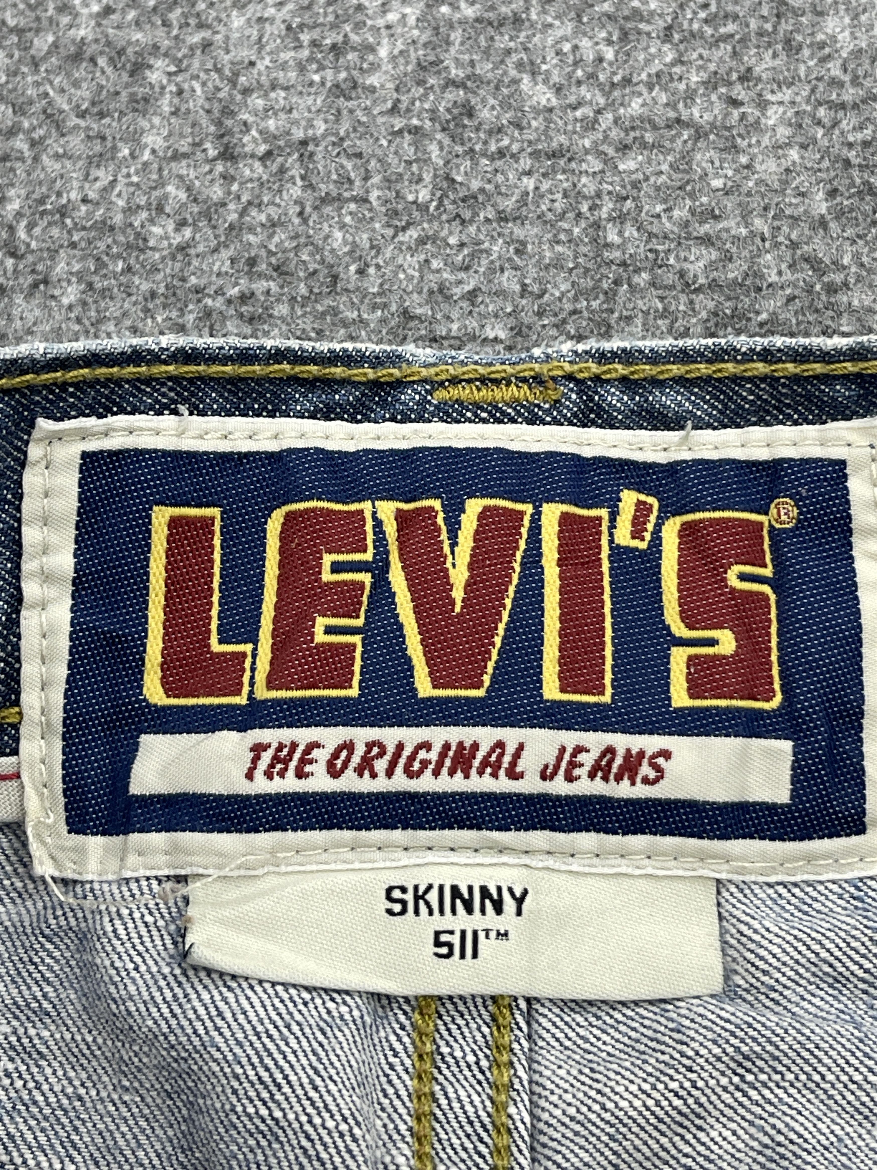Levi's Vintage Levis 511 Skinny Jeans DP2508 Size US 31 - 7 Thumbnail