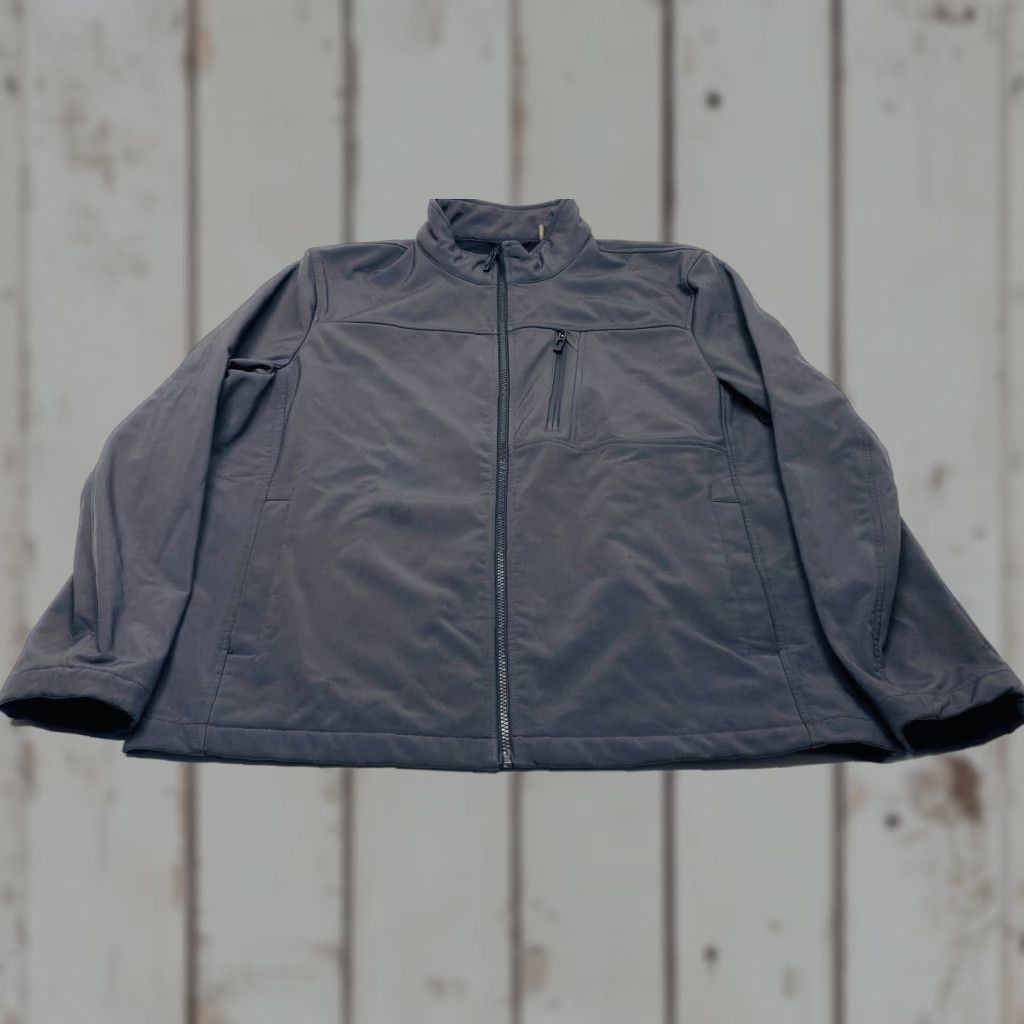 Calvin Klein Men’s Jacket XL Black Softshell Water Resistant 4-Way Stretch 7719