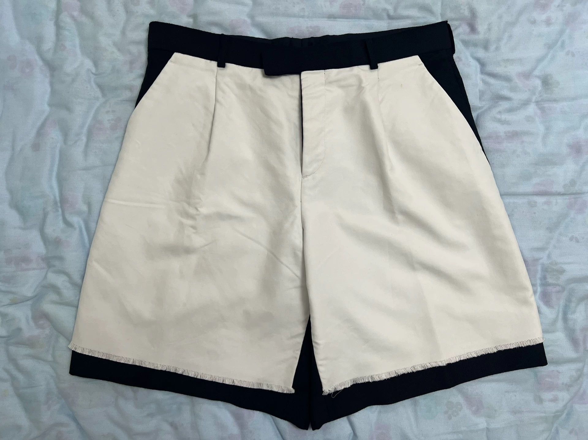 Dior Dior Runway Colorblock Wool Shorts Men 52 Size US 36 / EU 52 - 2 Thumbnail