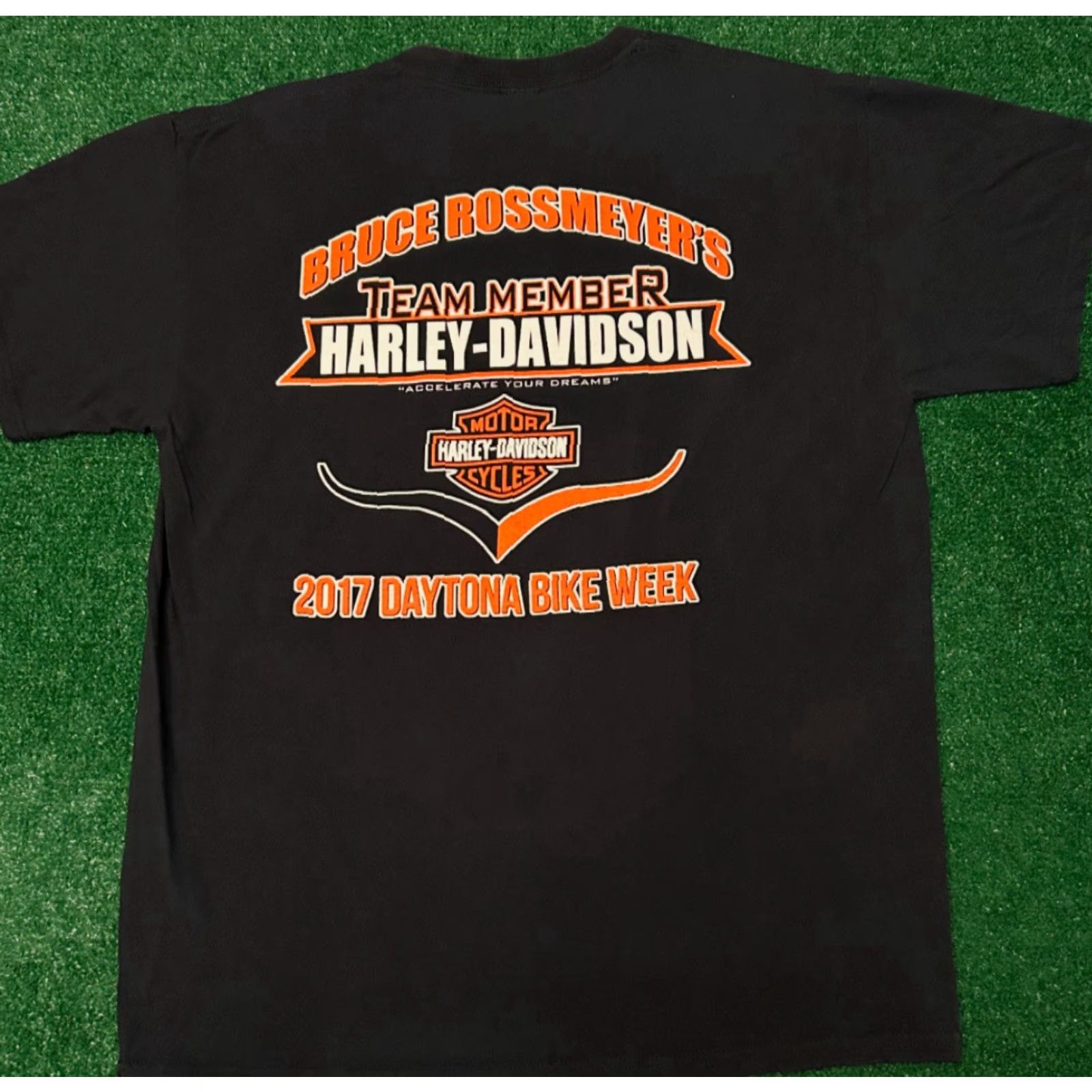 Harley Davidson VINTAGE Harley-Davidson Daytona Beach Bike Week 2017 Team Member Rare Shirt Mens Large Gray 90s Biker Grunge Hip Hop Motorcycle Punk USA Y2K Logo Size US L / EU 52-54 / 3 - 4 Thumbnail