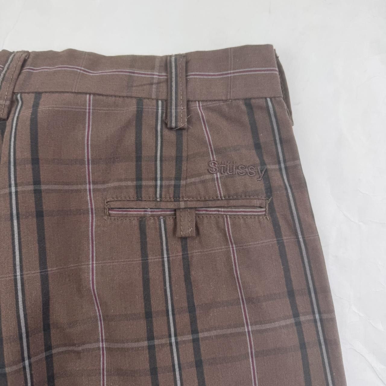 Stussy Vintage Stussy Plaid Shorts Size US 32 / EU 48 - 4 Thumbnail
