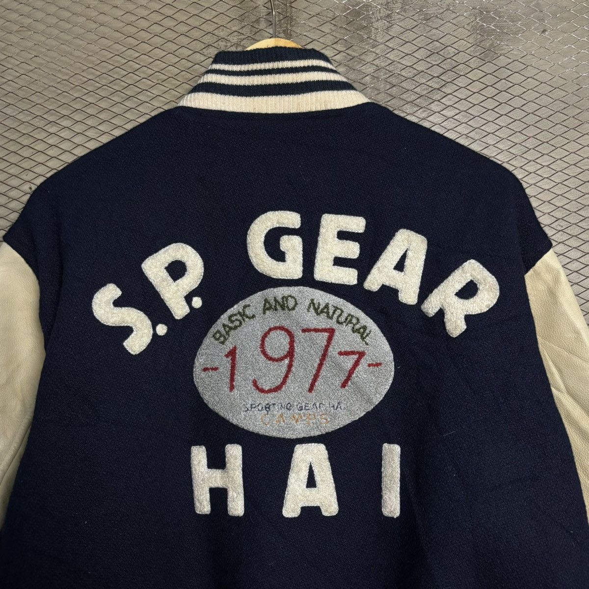 Hai Sporting Gear Vintage Hai Sporting Gear Wool Leather Varsity Jacket Size US M / EU 48-50 / 2 - 6 Thumbnail