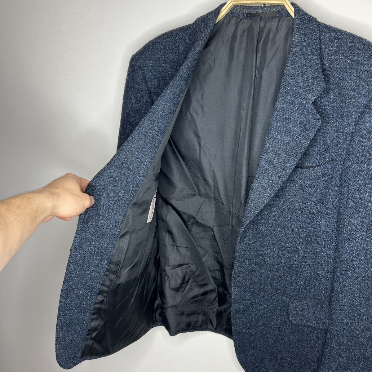 Harris Tweed Rare Vintage Harris Tweed Wool Blazer Size M Size 44R - 9 Thumbnail