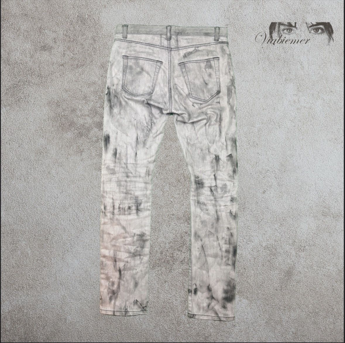 Saint Laurent Paris Saint Laurent Paris by Hedi Slimane Marble-Wash Denim Size US 28 / EU 44 - 5 Thumbnail