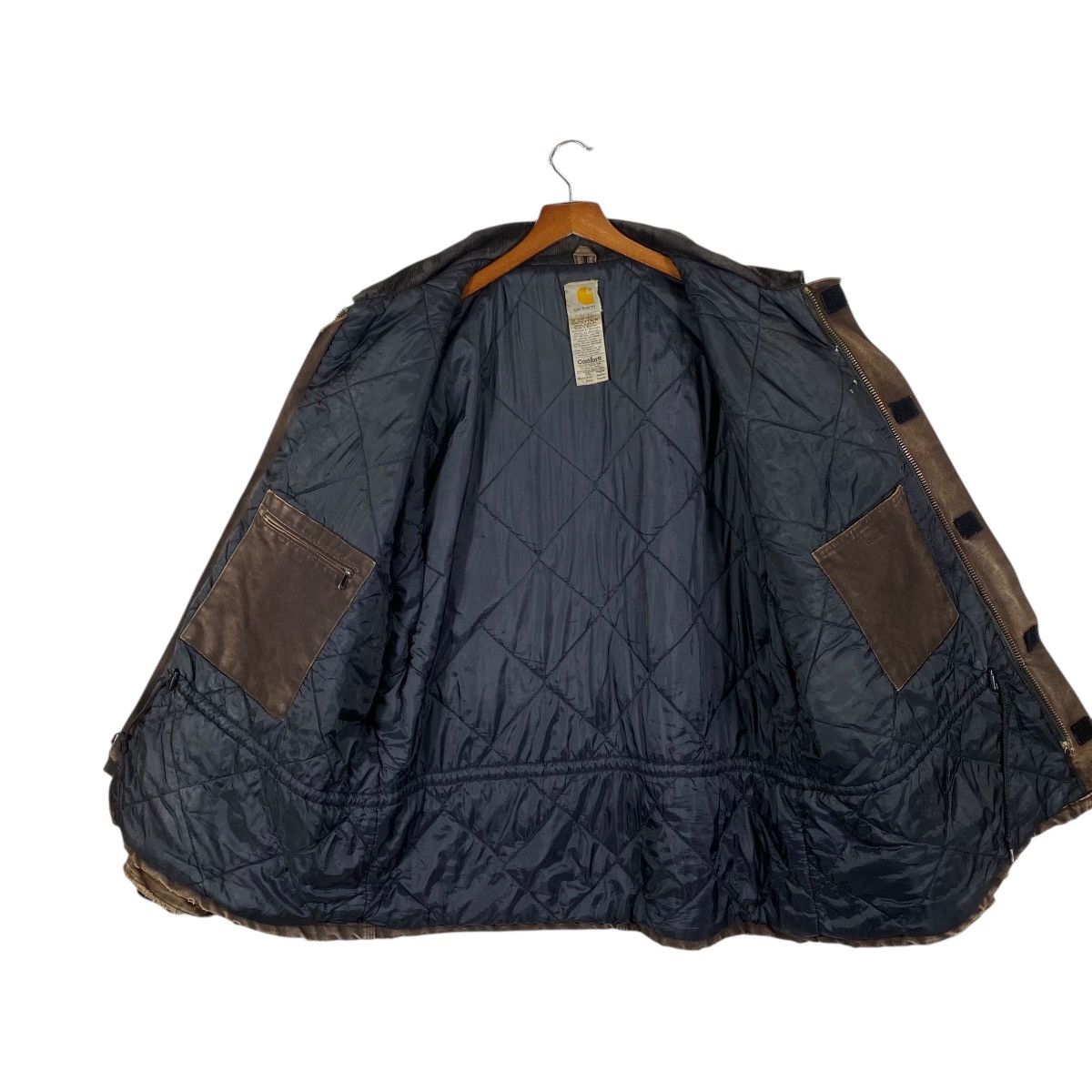 Carhartt Vintage Carhartt C26 DKB Mocha Dual Zip Quilted Workwear Size US XL / EU 56 / 4 - 11 Thumbnail