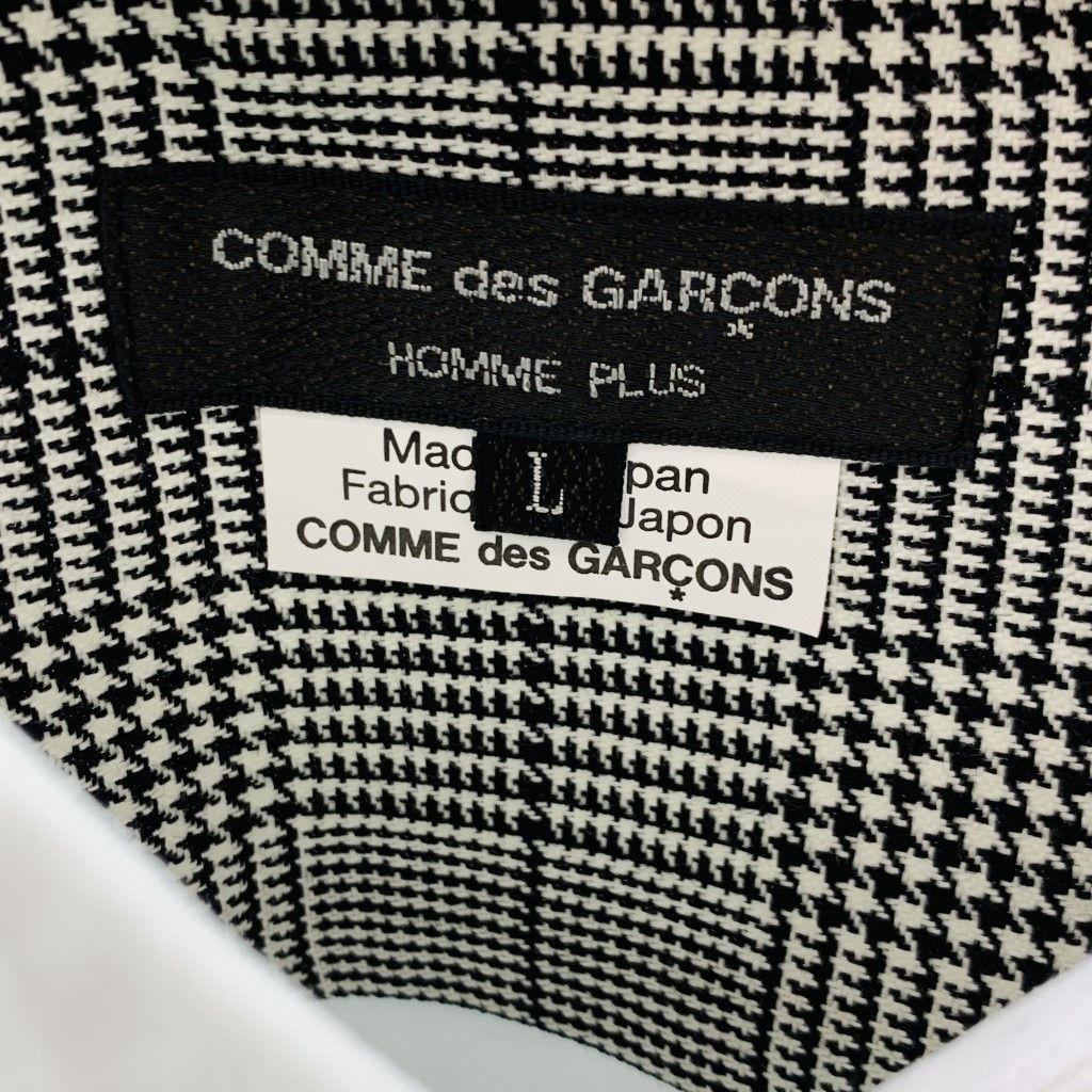 Comme des Garcons Homme Shirt Sleeve Design Button White Size US L / EU 52-54 / 3 - 4 Thumbnail