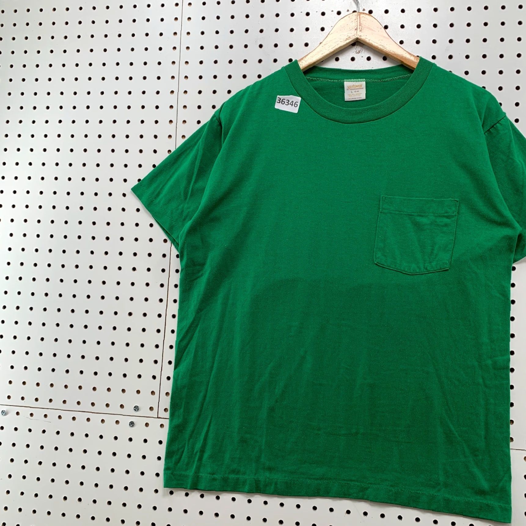 Vintage VINTAGE 70s Sportswear Graphic Print T-Shirt Men Large Green Single Stitch 21x26 Size US L / EU 52-54 / 3 - 4 Thumbnail