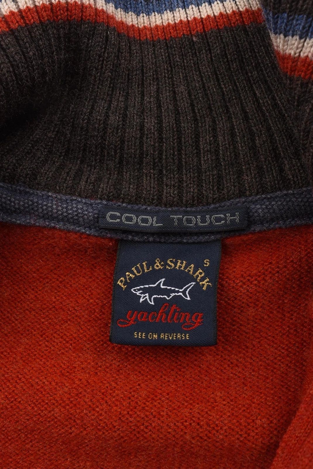 Paul & Shark Paul & Shark Yachting Quarter Zip Wool Sweater Red Size M Size US M / EU 48-50 / 2 - 6 Thumbnail