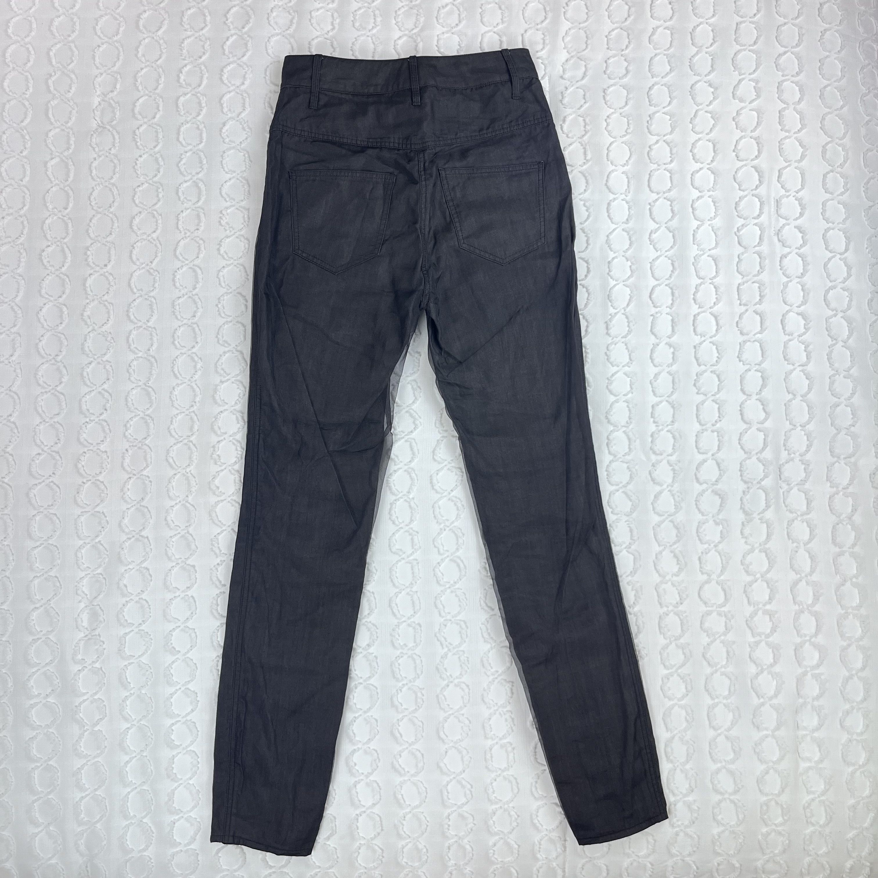 Chanel Chanel SS07 Runway Look 29 High-waisted Black Trousers Size 27" / US 4 / IT 40 - 2 Thumbnail