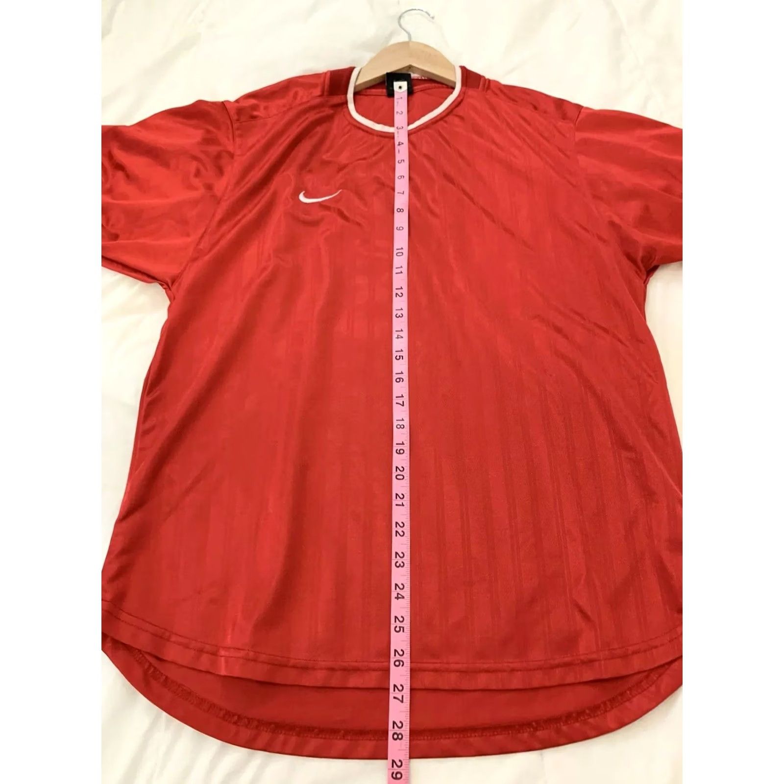 Nike VINTAGE Nike T-Shirt Short Sleeve Athletic Red Men's M Shirt Size US M / EU 48-50 / 2 - 7 Thumbnail