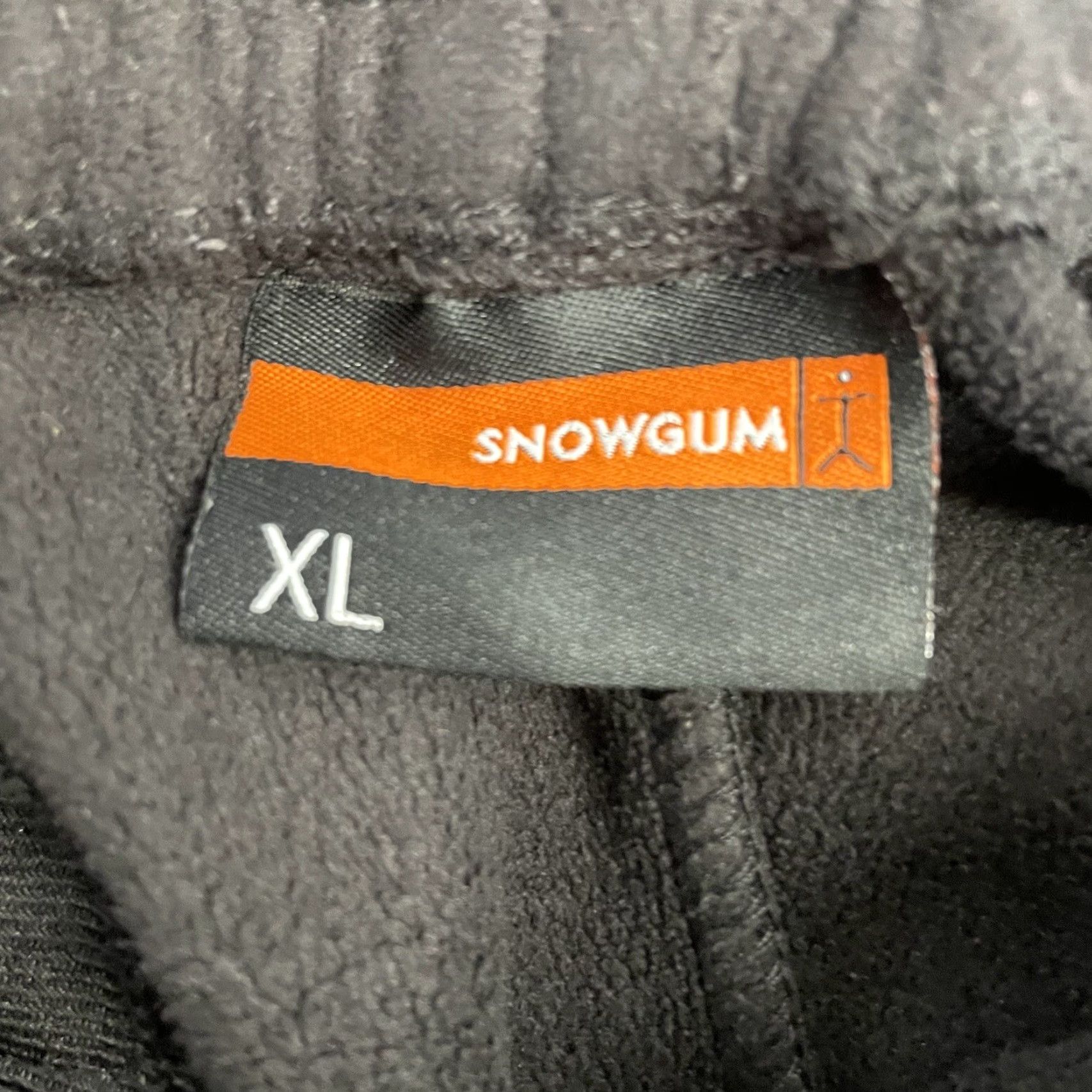 Vintage SnowGum Sweatpants Mens XL Black Fleece Drawstring Activewear Pants Size US 36 / EU 52 - 4 Thumbnail