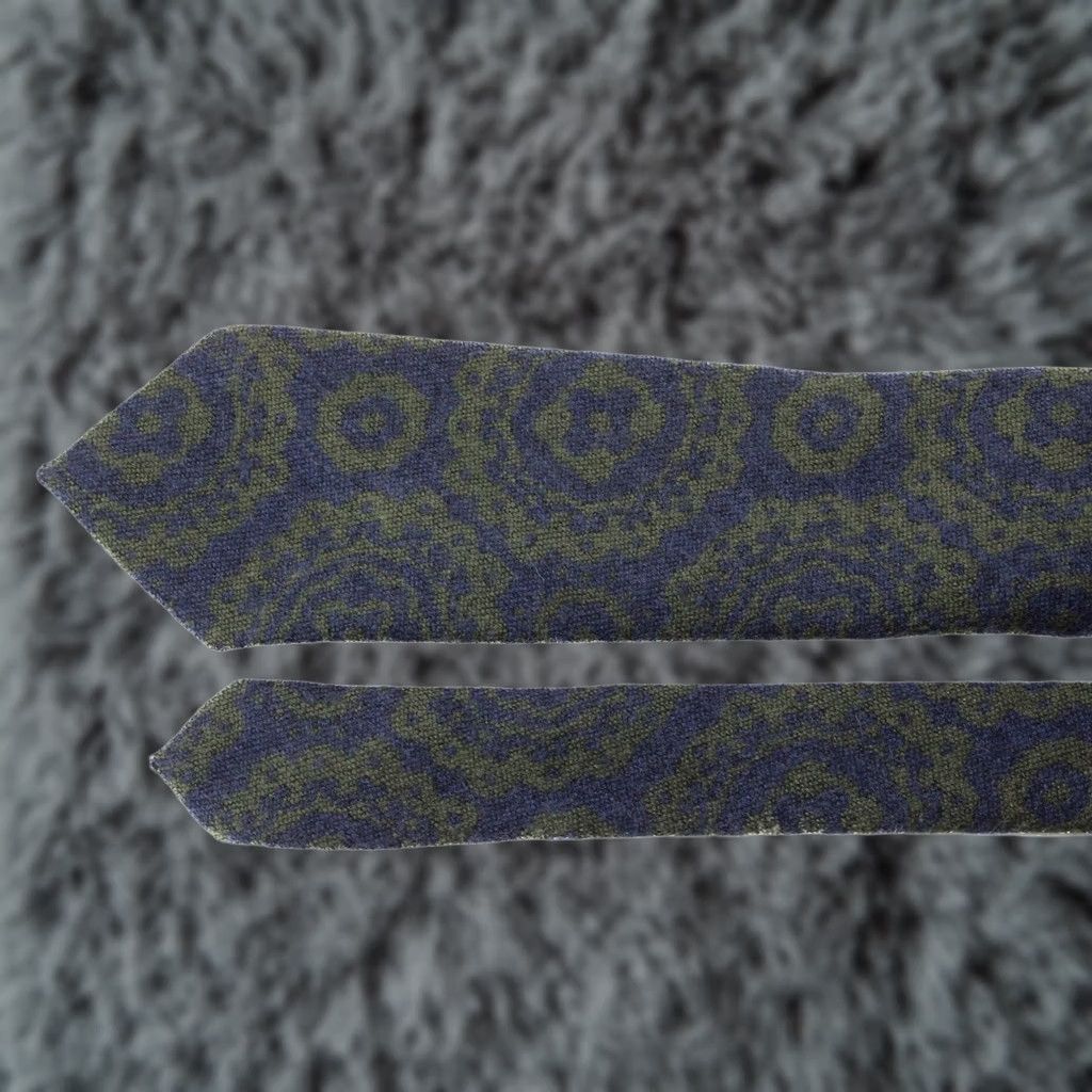 Suitsupply SUITSUPPLY Tie Men's Wool Silk Floral Pattern Tied Pointed Long Blue 153 X 8 CM Size ONE SIZE - 1 Thumbnail