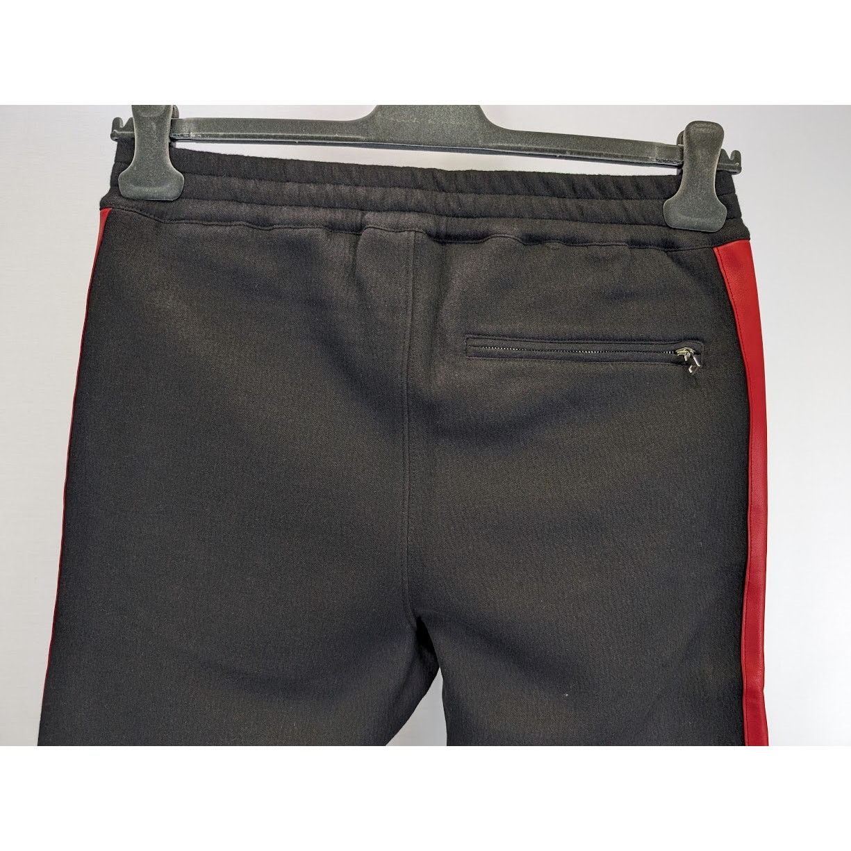 Alexander McQueen o1rshd1 Sweatpant Jogger in Black / Red Size US 32 / EU 48 - 21 Thumbnail