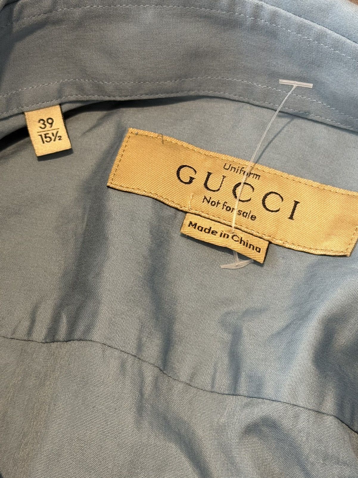 Gucci Gucci Uniform Button Shirt Size US M / EU 48-50 / 2 - 5 Thumbnail