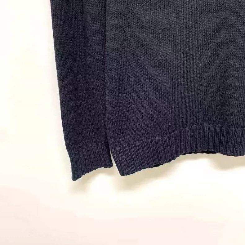 Loewe LOEWE Black logo simple knit sweater on chest Size US XS / EU 42 / 0 - 5 Thumbnail