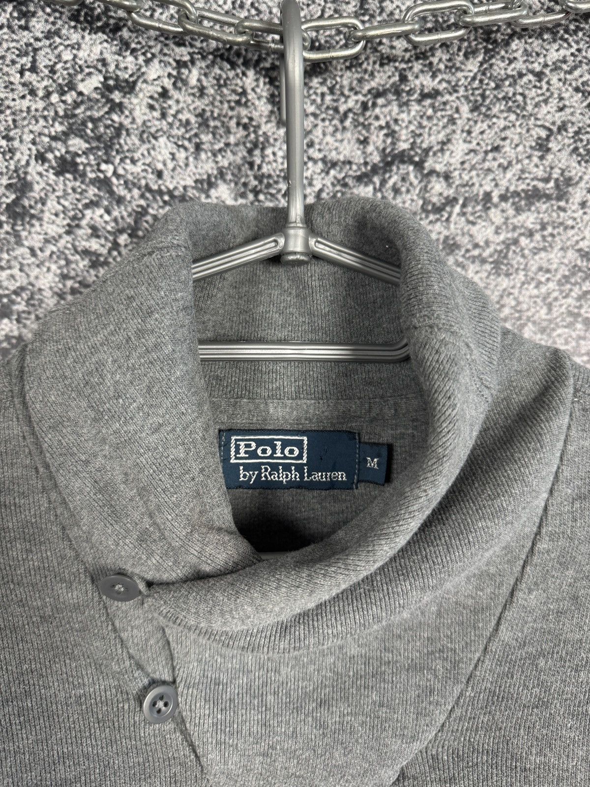 Polo Ralph Lauren Polo Ralph Lauren Shawl Collar Sweater Pullover Vintage Sz M Size US M / EU 48-50 / 2 - 8 Thumbnail