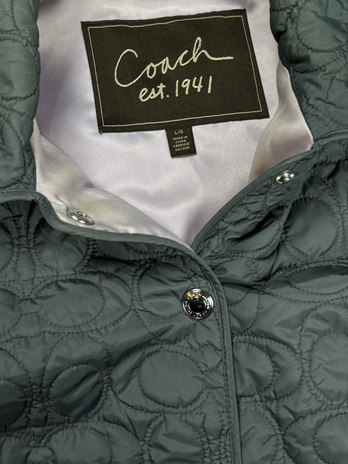 Coach Jacket coat Coach Paris France style original luxury item Size L / US 10 / IT 46 - 2 Thumbnail