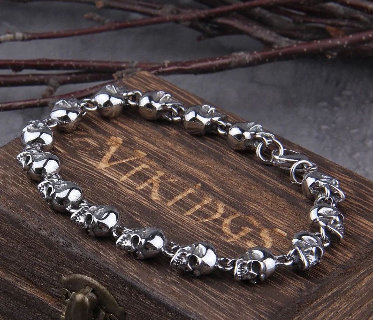 Other punk skull chain bracelet Size ONE SIZE - 2 Thumbnail