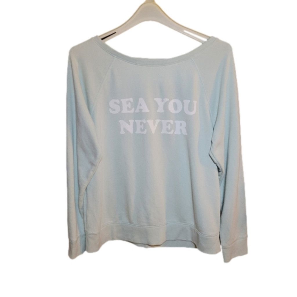 Pink PINK Victoria Secret, light green sweatshirt, GUC, Small Size XS / US 0-2 / IT 36-38 - 1 Thumbnail