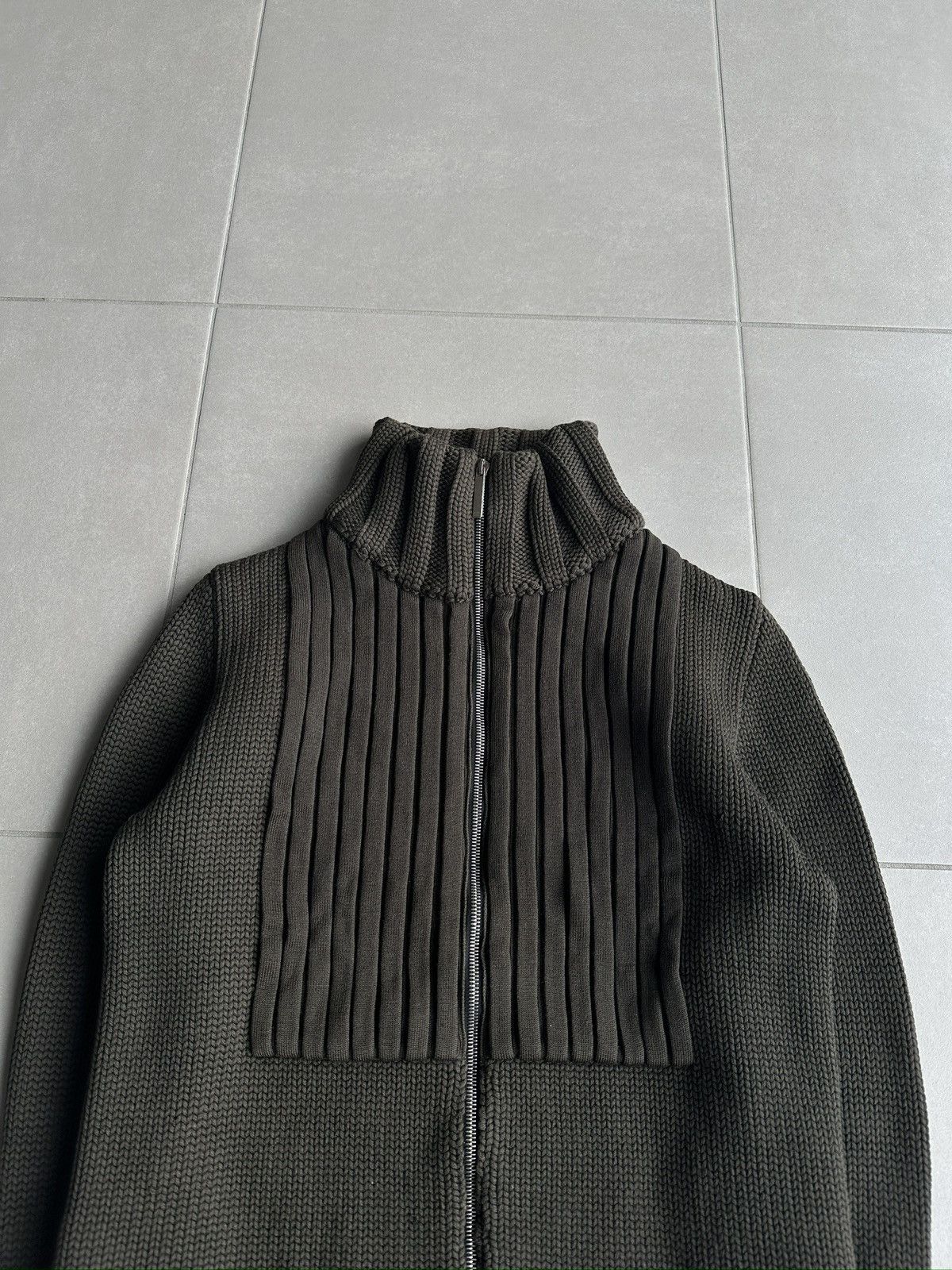 Dior × Hedi Slimane Dior Homme AW02 “Reflexion” panelled divers knit Size US S / EU 44-46 / 1 - 3 Thumbnail