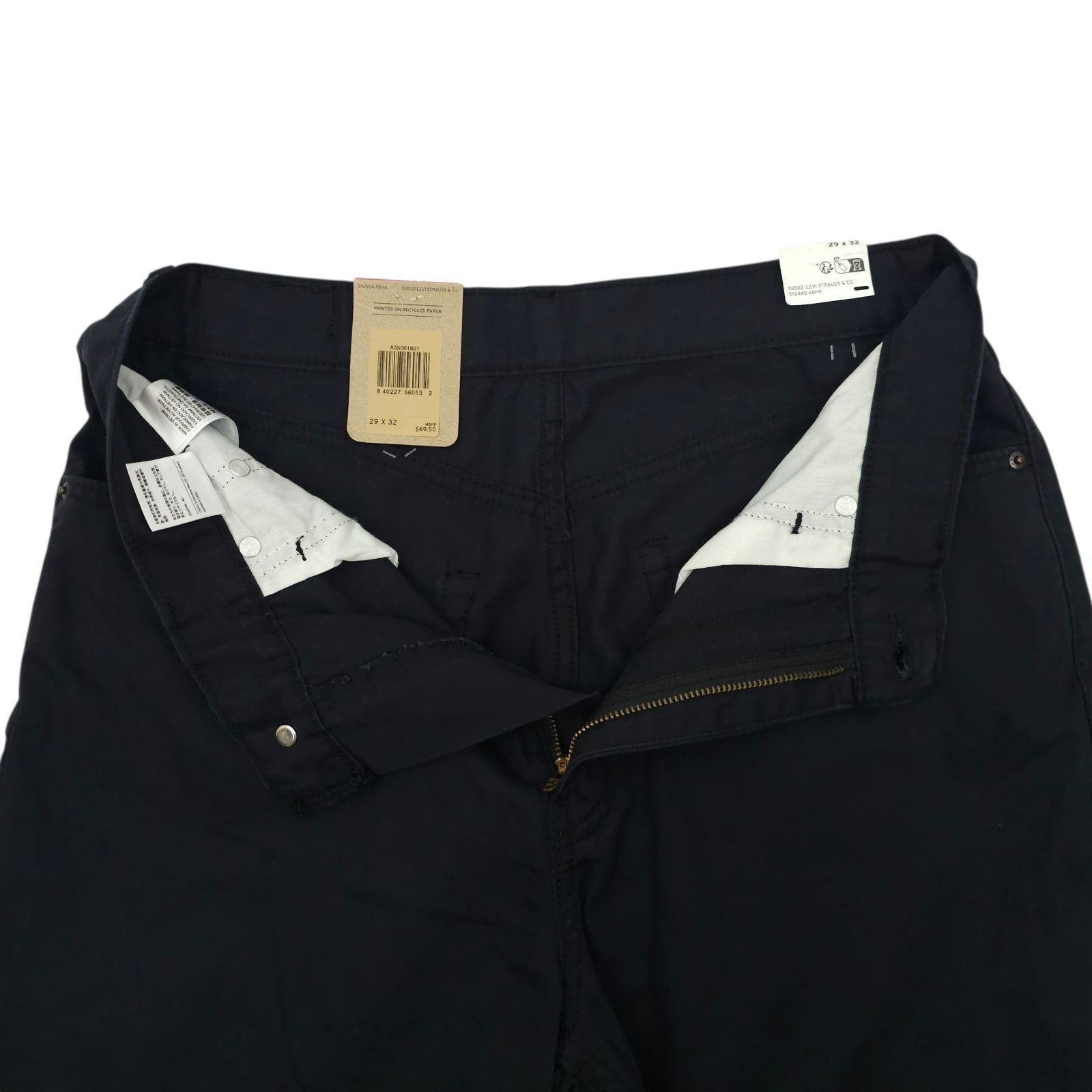 Levi's Levis High Waisted Mom Jean 29x32 Dark Wash Tapered Leg Size 29" - 9 Thumbnail