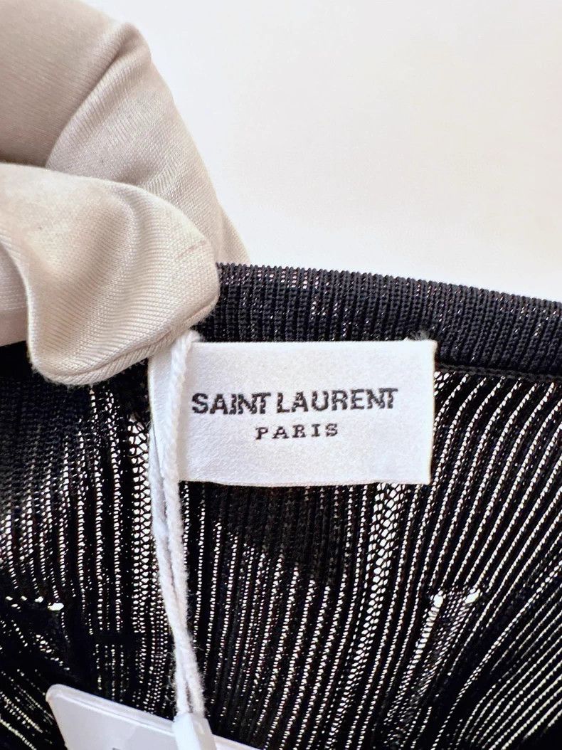 Saint Laurent Paris Saint Laurent Paris Black knit suspender Size XL / US 12-14 / IT 48-50 - 3 Thumbnail