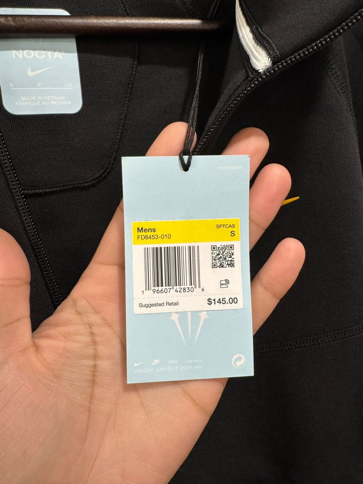 NOCTA × Nike Nike x NOCTA Tech Fleece Hoodie Black Yellow Size US S / EU 44-46 / 1 - 9 Thumbnail