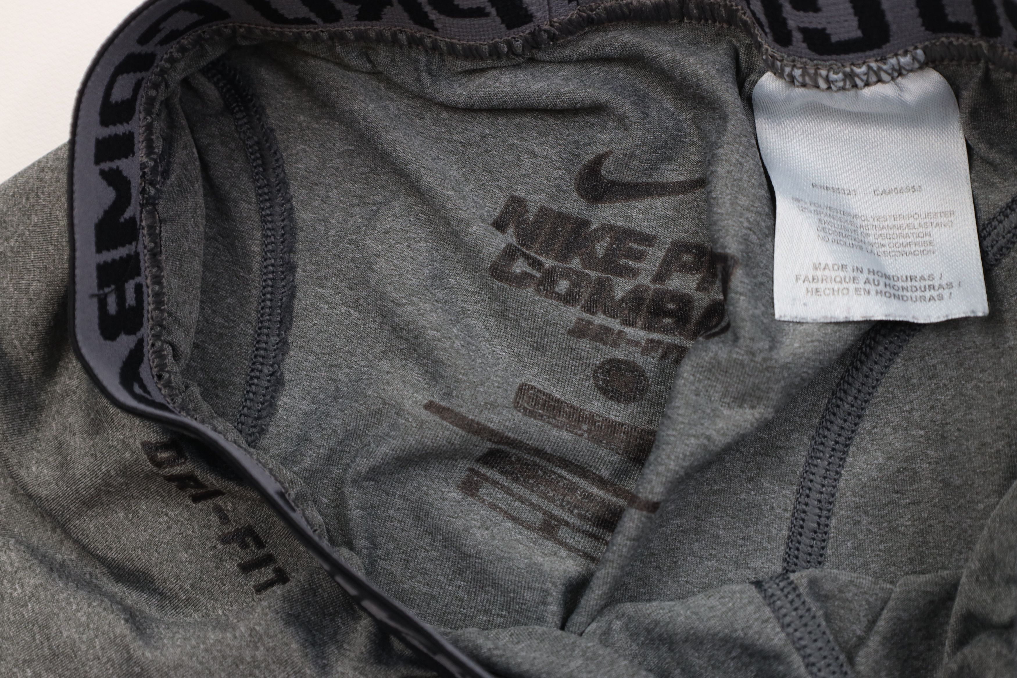 Nike Nike Pro Combat Training Running Half Tights Shorts Gray Size US 32 / EU 48 - 7 Thumbnail