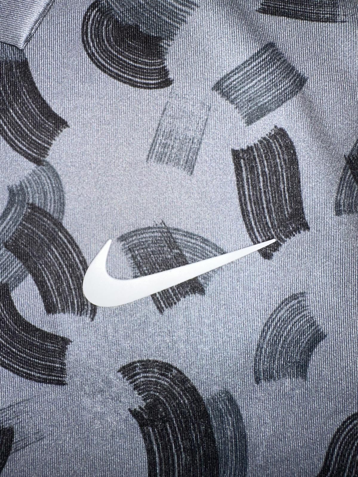 Nike Nike Men’s DriFit Tour Micro Print Brush Short Sleeve Golf Shirt Polo Sample Size US M / EU 48-50 / 2 - 2 Thumbnail