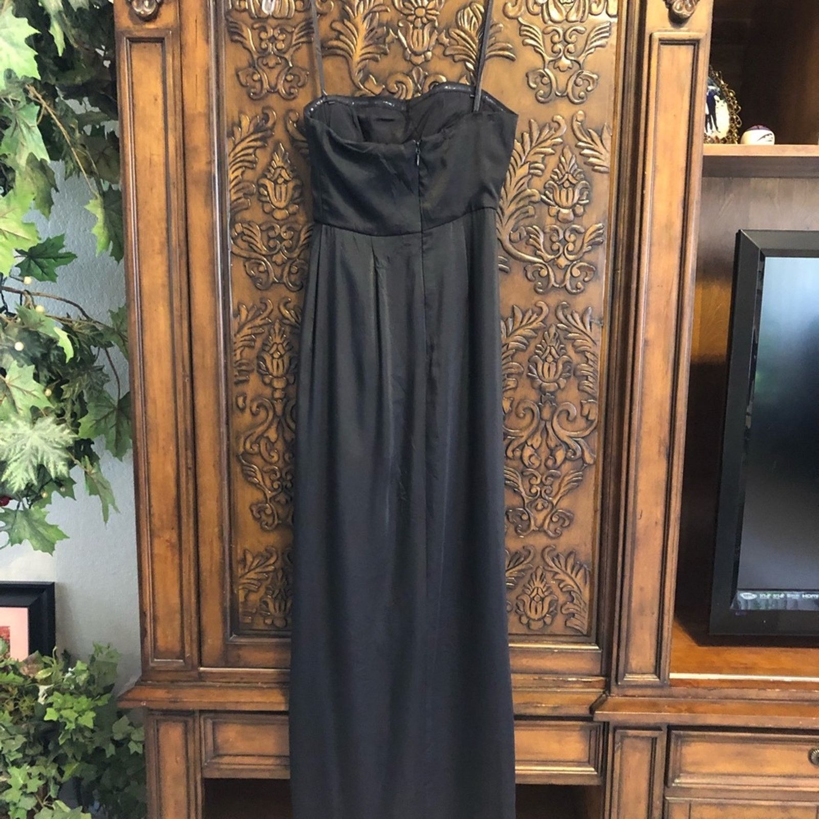 Bcbgmaxazria BCBG black strapless gown prom party cocktail dress Size XS / US 0-2 / IT 36-38 - 8 Thumbnail