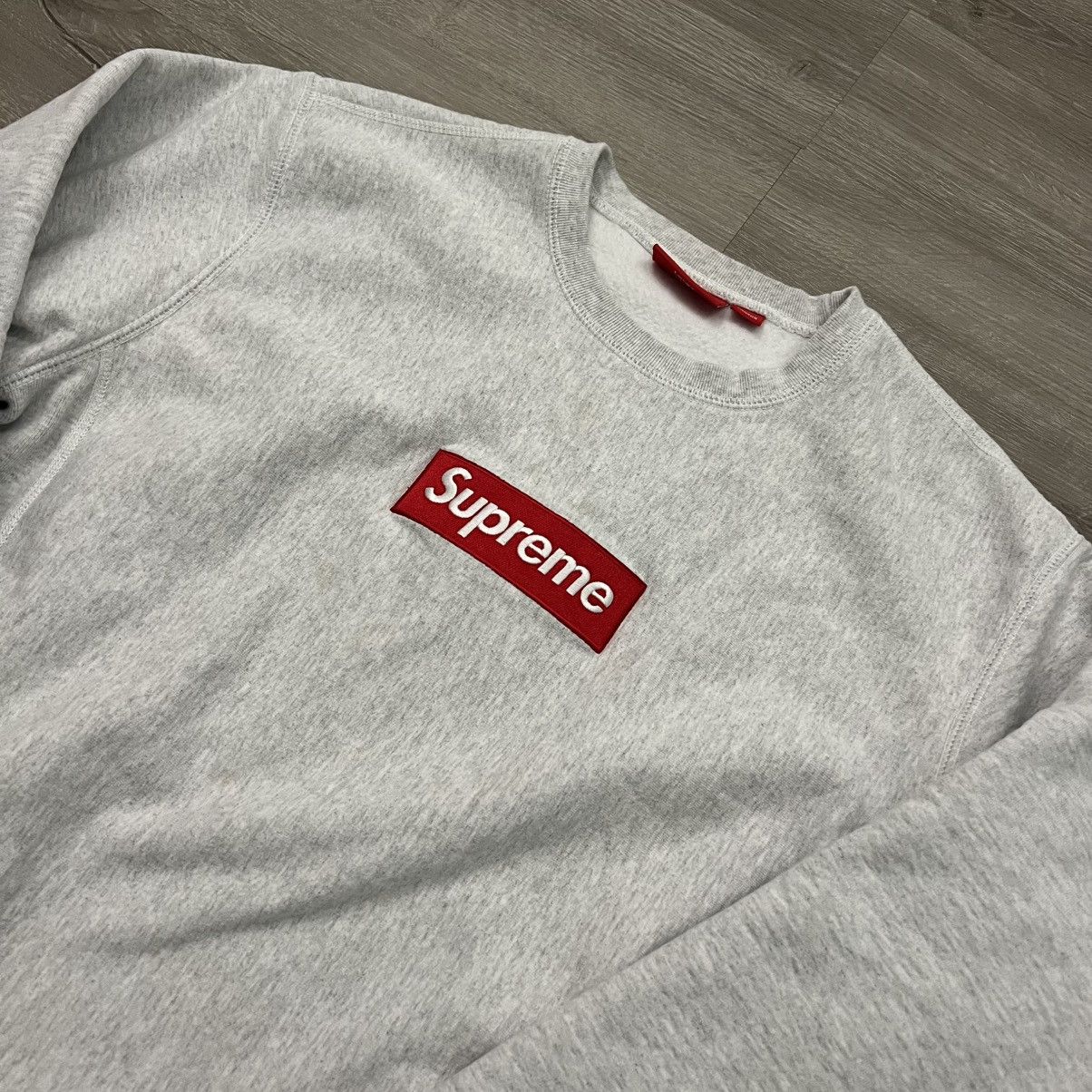 Supreme Supreme Box Logo Crewneck FW18 Size US L / EU 52-54 / 3 - 17 Thumbnail