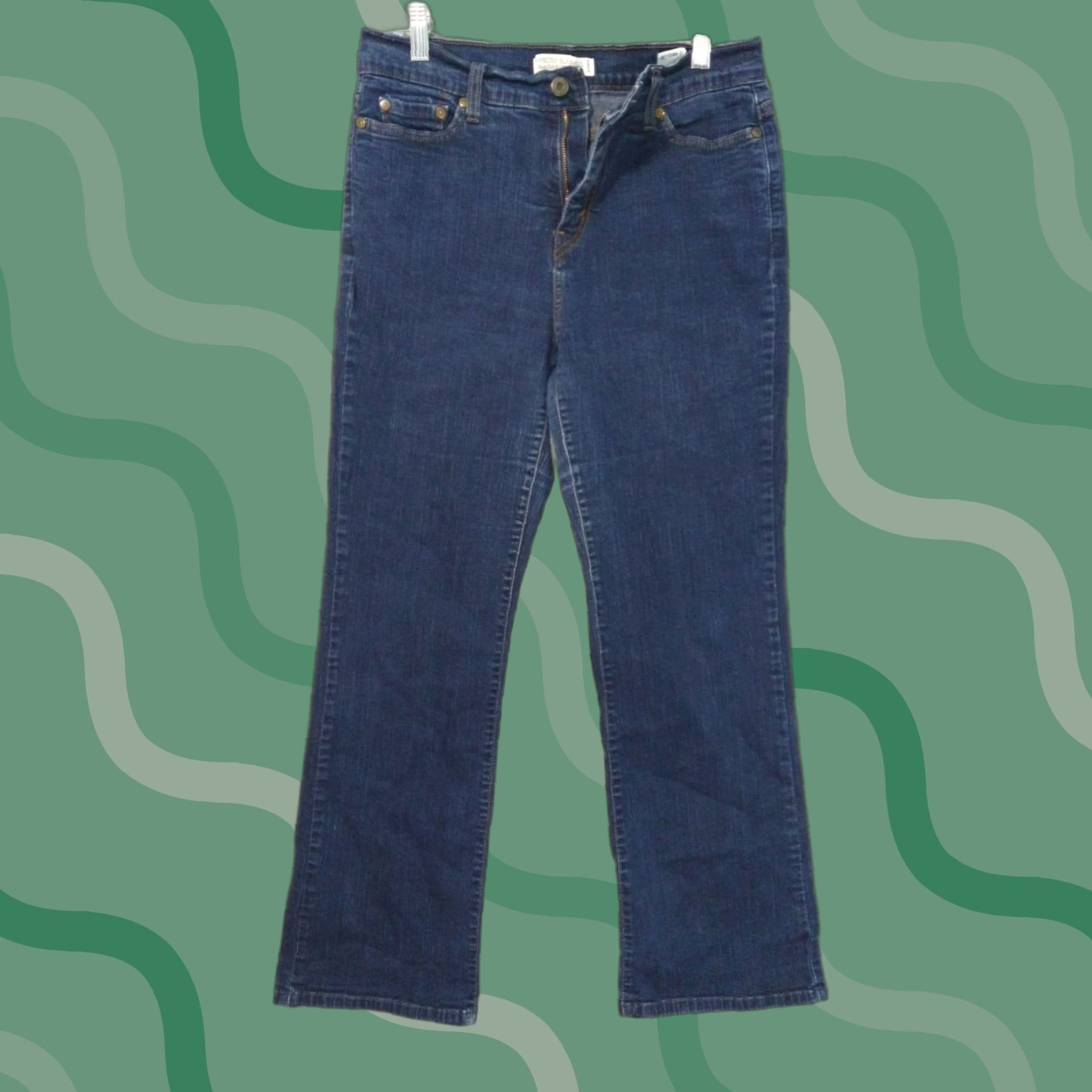 Levi's Levi's Jeans Adult 12 Blue Denim 512 Slim Bootcut 5-Pocket Womens Size 34" / US 12 / IT 48 - 1 Thumbnail