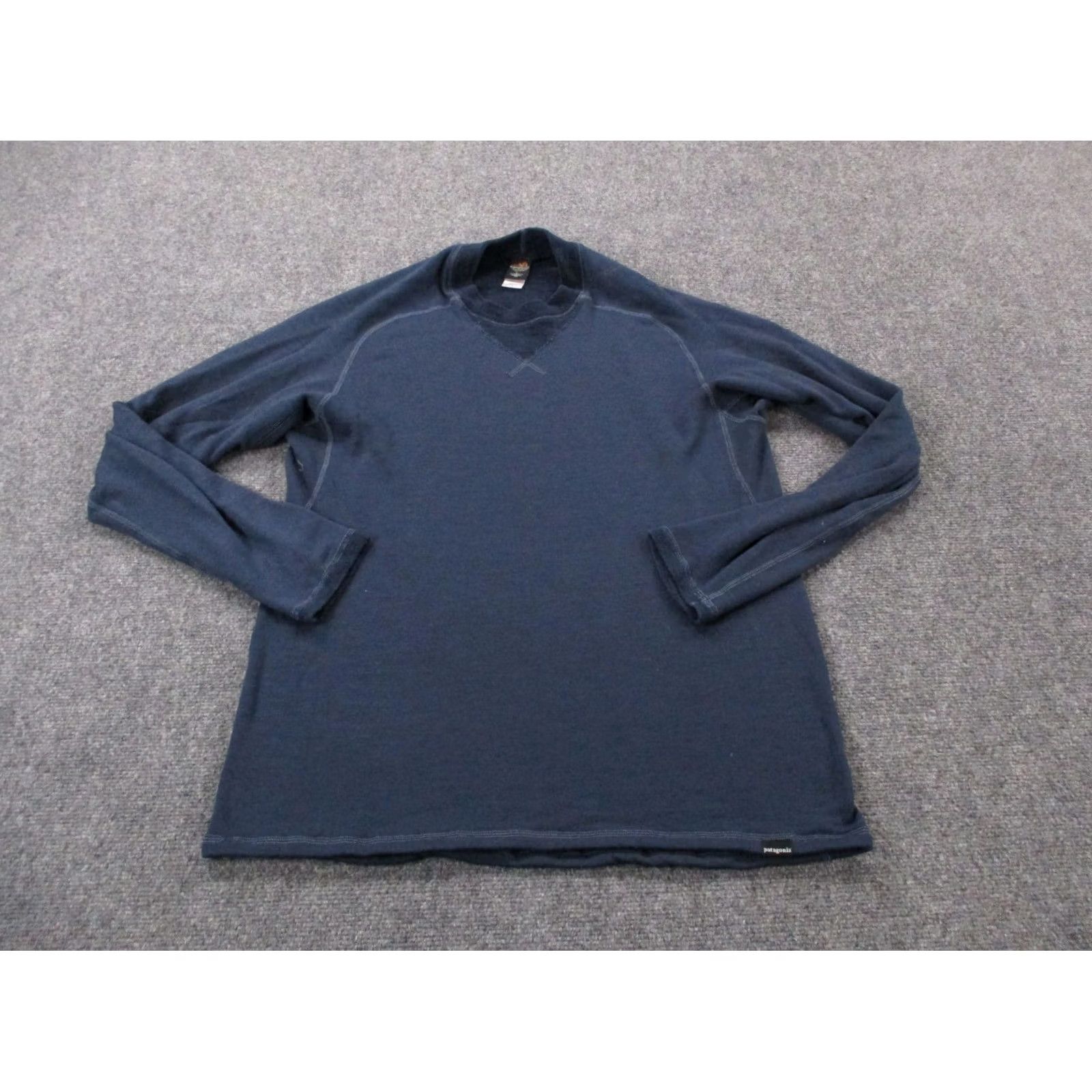 Patagonia VINTAGE Patagonia Shirt Mens L Blue Wool Performance Base Layer Stretch USA Made Size US L / EU 52-54 / 3 - 2 Thumbnail