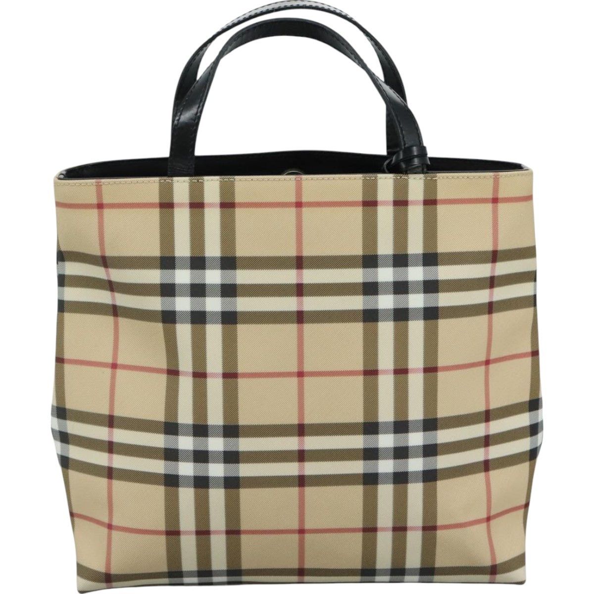 Burberry Burberry Top Handle Tote Nova Check Canvas Size ONE SIZE - 1 Thumbnail