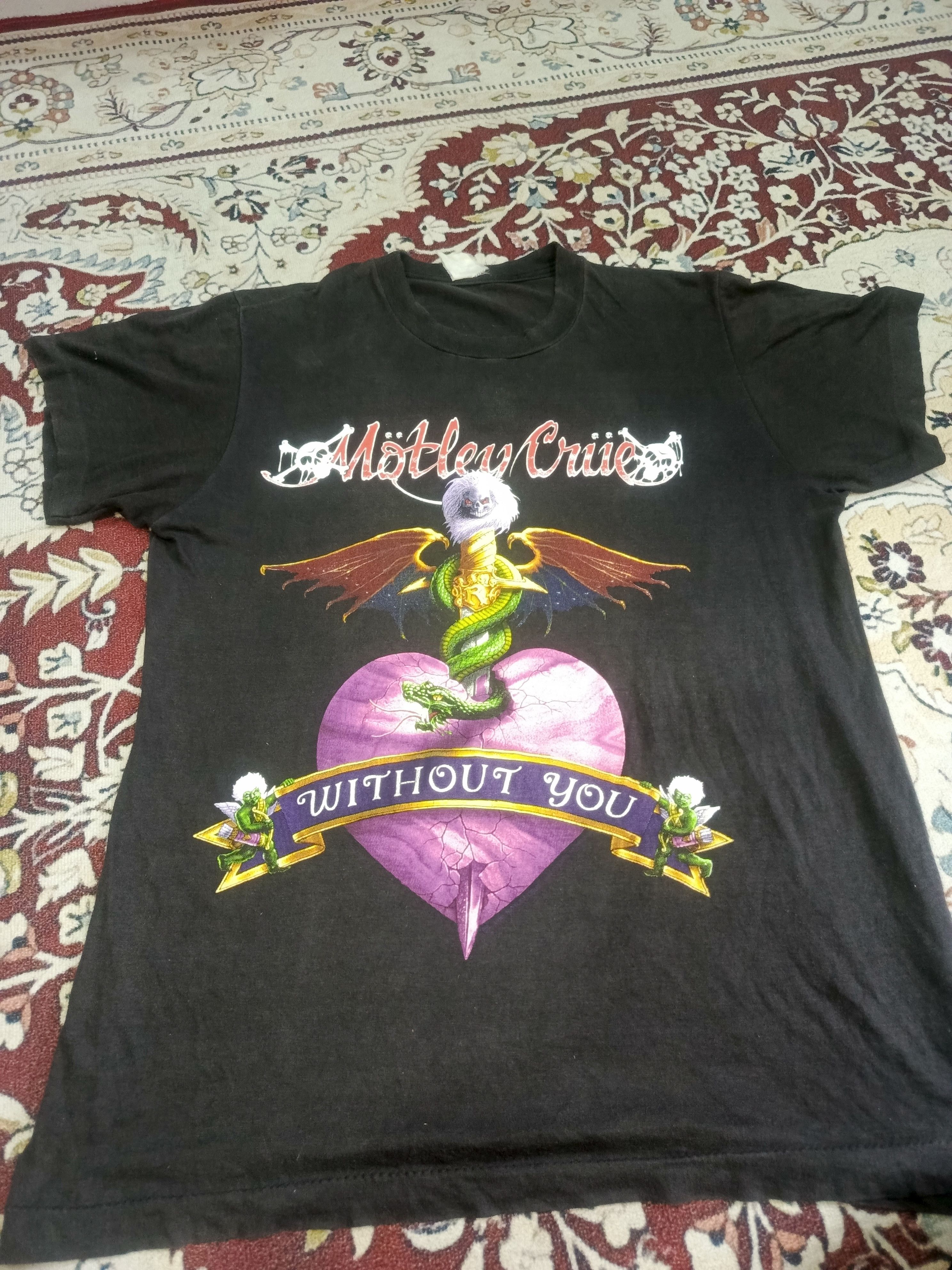 Vintage Vintage 1989 MOTLEY CRUE Size US M / EU 48-50 / 2 - 2 Thumbnail