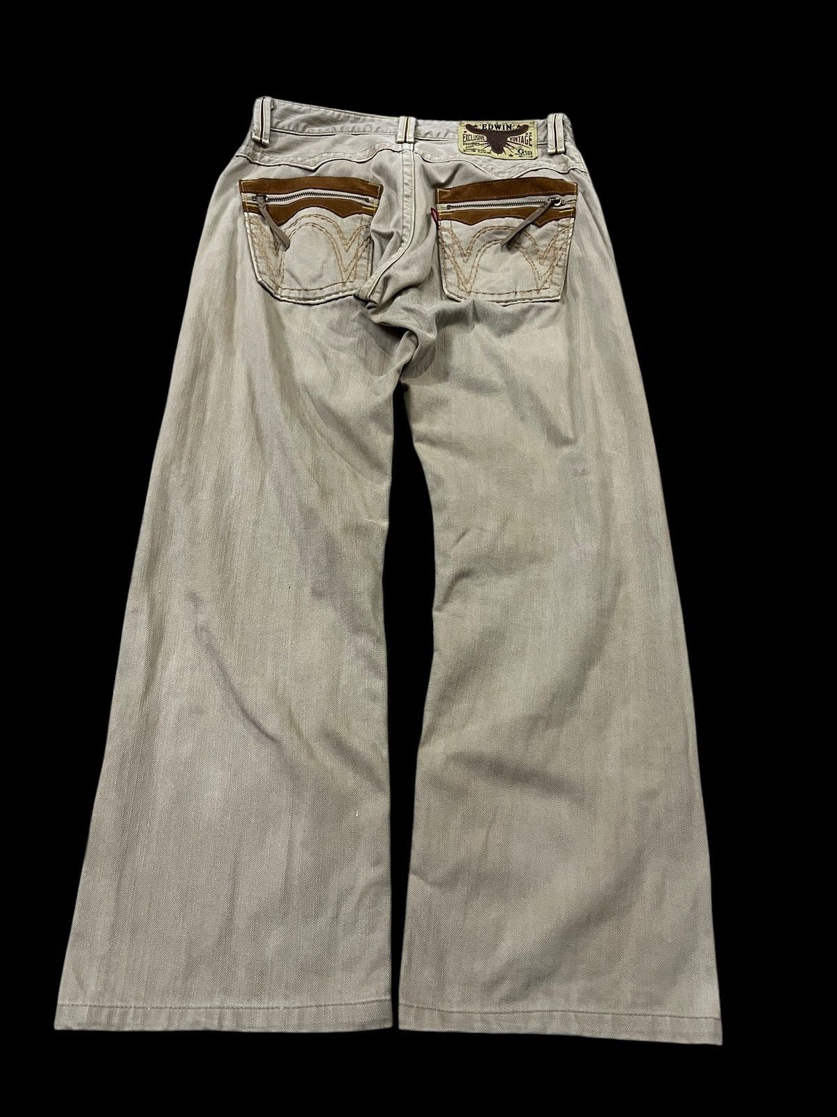Edwin × If Six Was Nine × Seditionaries FLARE EDWIN EXCLUSIVE VINTAGE BUFFALO HEAD RARE JEANS Size US 31 - 2 Thumbnail