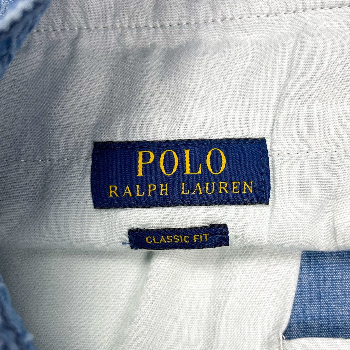 Polo Ralph Lauren Polo Ralph Lauren Chambray Shorts Size US 32 / EU 48 - 6 Thumbnail
