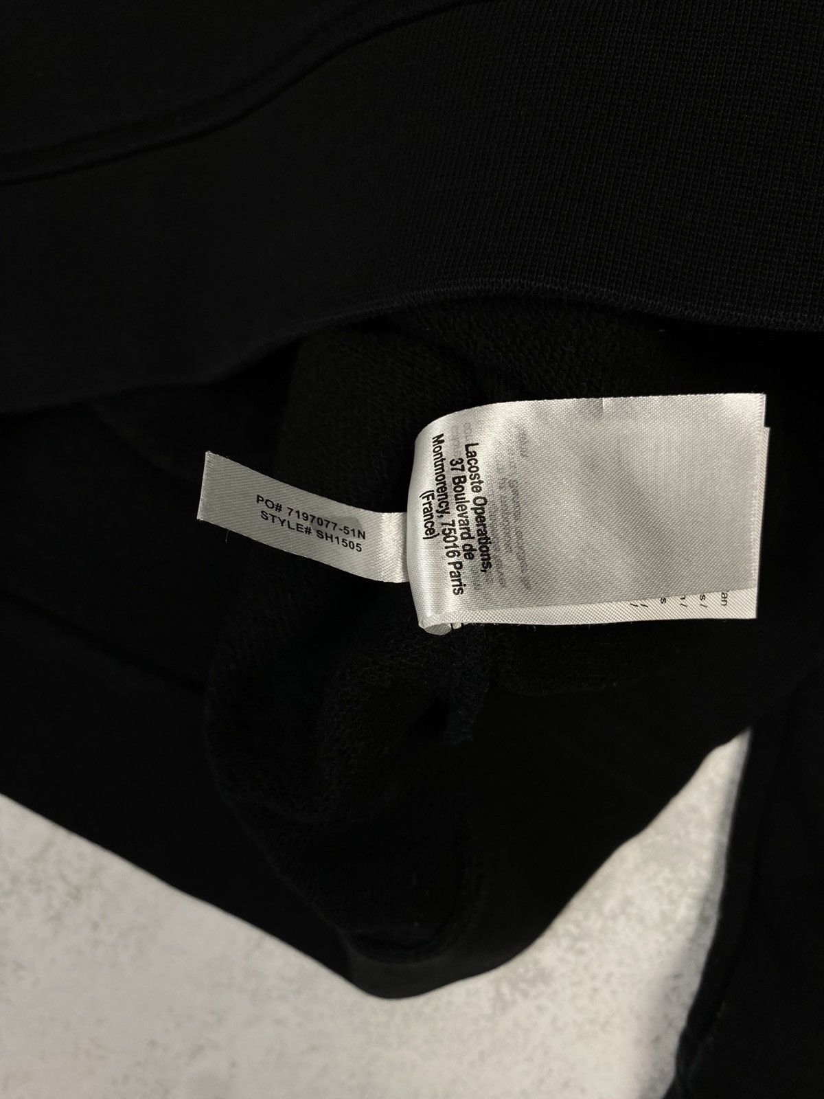 Lacoste Lacoste Sport Tech Fleece Classic Black Sweatshirt Size US XL / EU 56 / 4 - 6 Thumbnail